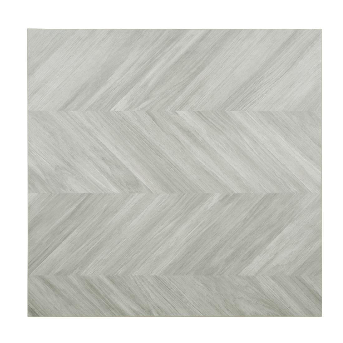 Bolero Pre-Drilled Table Top Chevron Design - 700mm