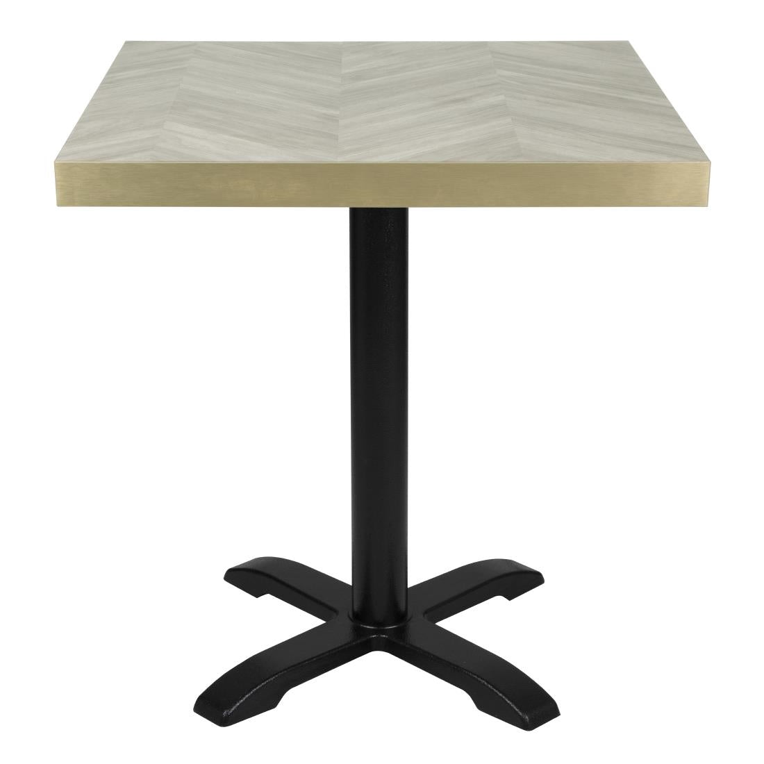 Bolero Pre-Drilled Table Top Chevron Design - 700mm