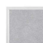 Bolero Light Grey Stone Effect Outdoor Fibre Glass Table Top White Trim - 700mm