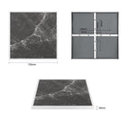 Bolero Dark Granite Effect Outdoor Fibre Glass Table Top White Trim - 700mm