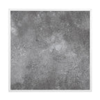 Bolero Dark Stone Effect Outdoor Fibre Glass Table Top White Trim - 700mm