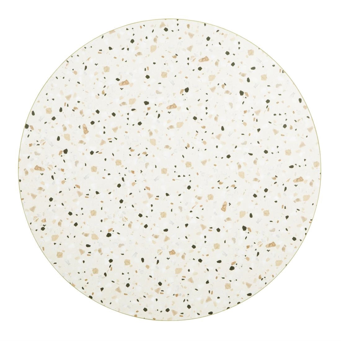 Bolero Terrazzo Style Round Table Top - 600mm