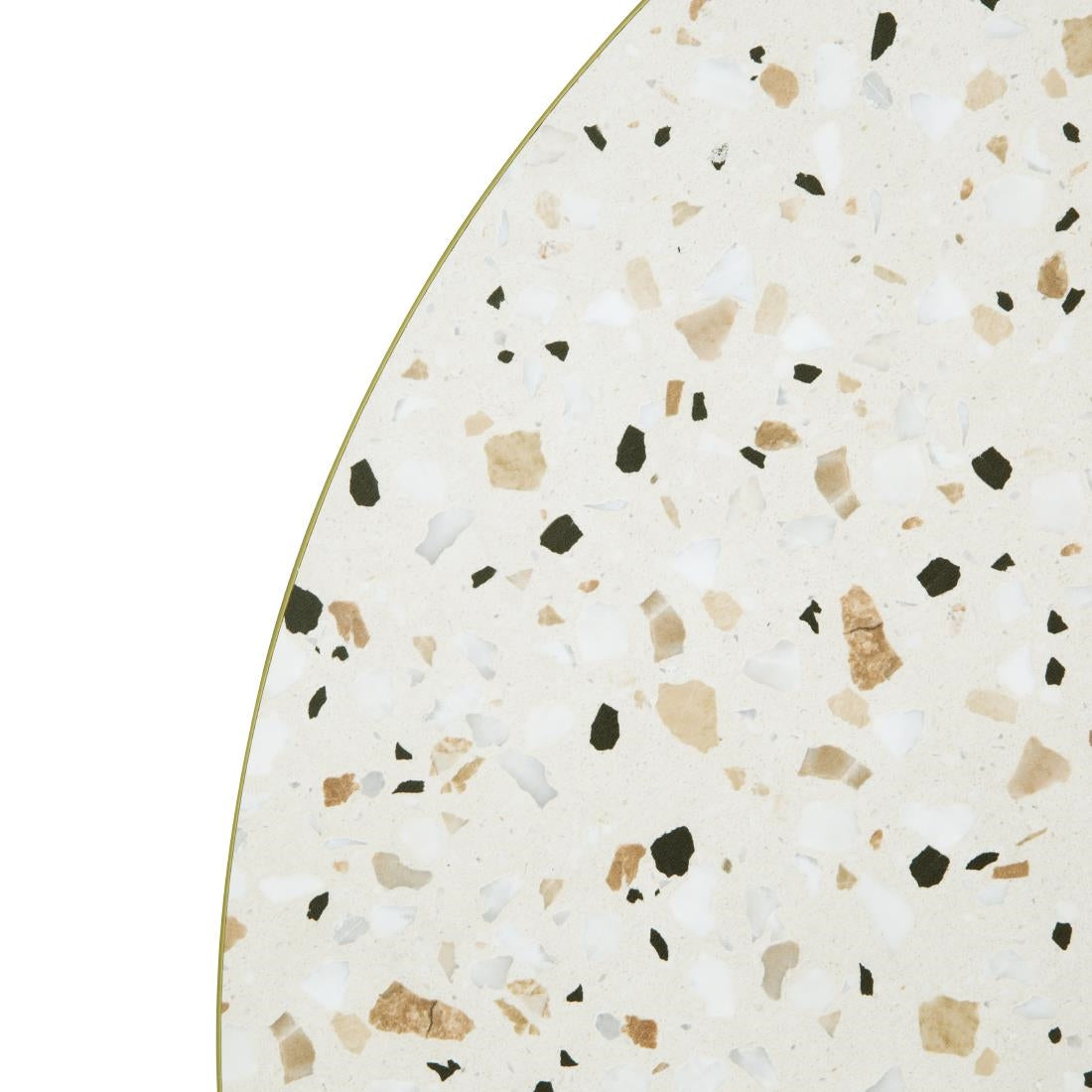 Bolero Terrazzo Style Round Table Top - 600mm