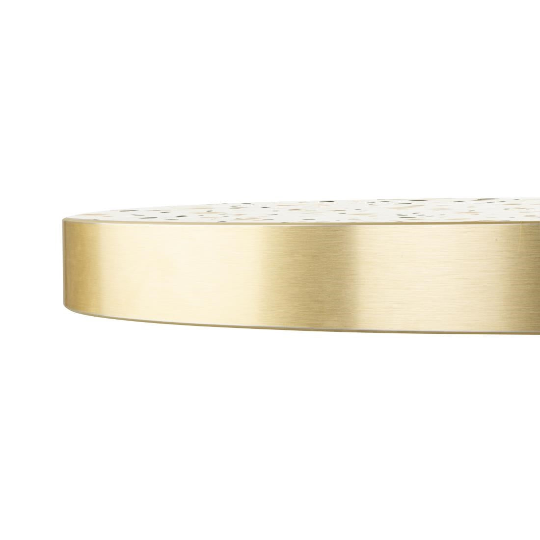 Bolero Terrazzo Style Round Table Top - 600mm