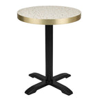 Bolero Terrazzo Style Round Table Top - 600mm