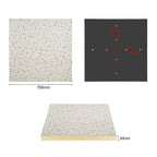 Bolero Terrazzo Style Square Table Top - 700mm