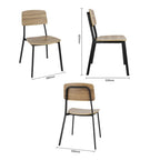 Bolero Beaufort Wooden Interior Dining Chairs (Pack 2)