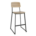 Bolero Beaufort Wooden Interior High Stools (Set 2)