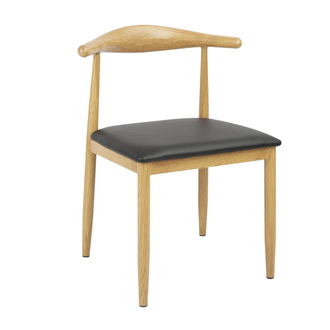 Bolero Camden Wooden Padded Interior Chairs (Set 2)