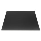 Bolero Matte Black Square Outdoor Table Top - 700mm