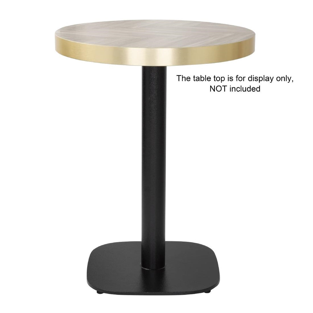 Bolero Black Cast Iron Table Base - 42x42x72cm