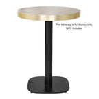 Bolero Black Cast Iron Table Base - 42x42x72cm