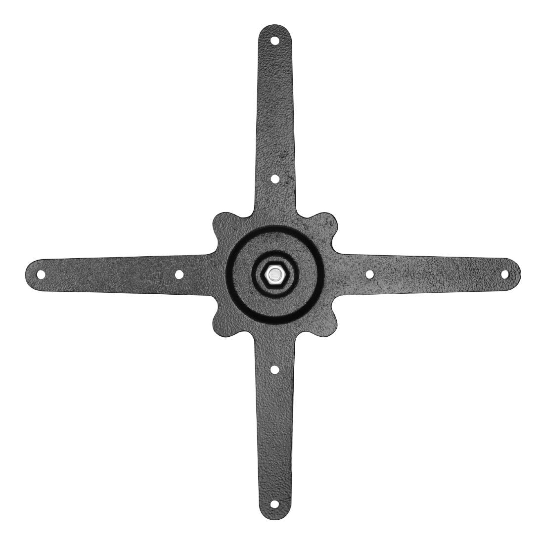 Bolero Black Cast Iron Table Base - 42x42x72cm
