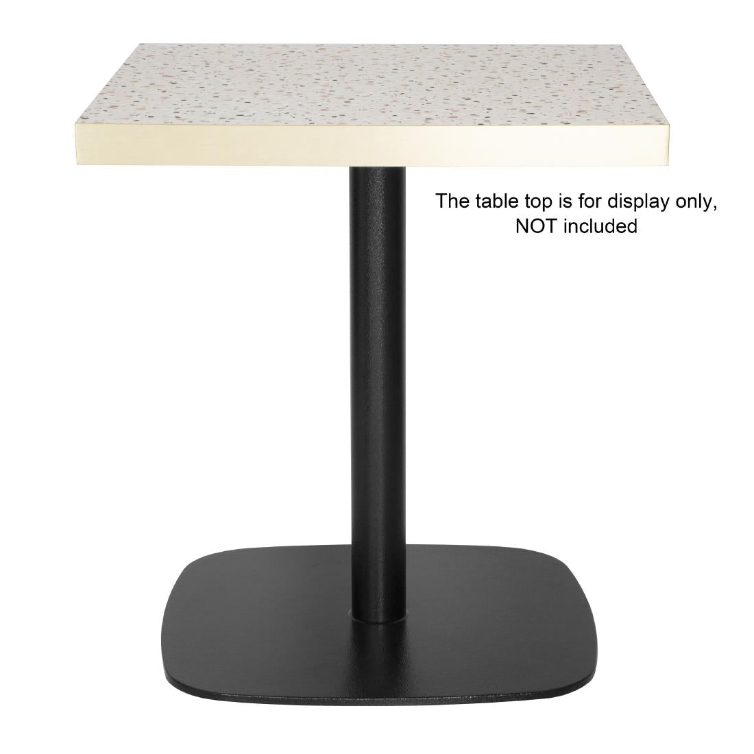 Bolero Black Cast Iron Table Base - 60x60x72cm