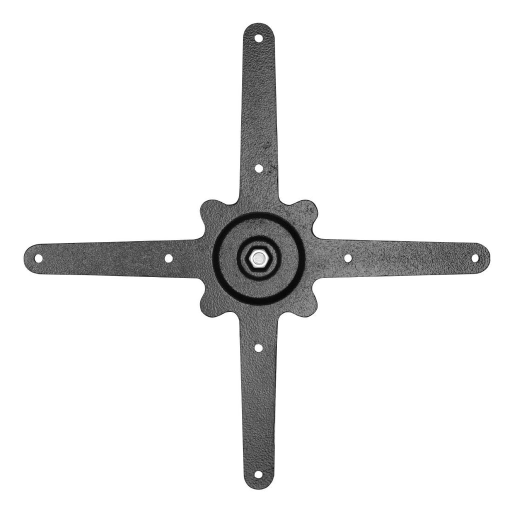 Bolero Black Cast Iron Table Base - 60x60x72cm