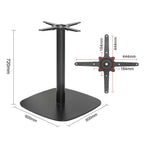 Bolero Black Cast Iron Table Base - 60x60x72cm