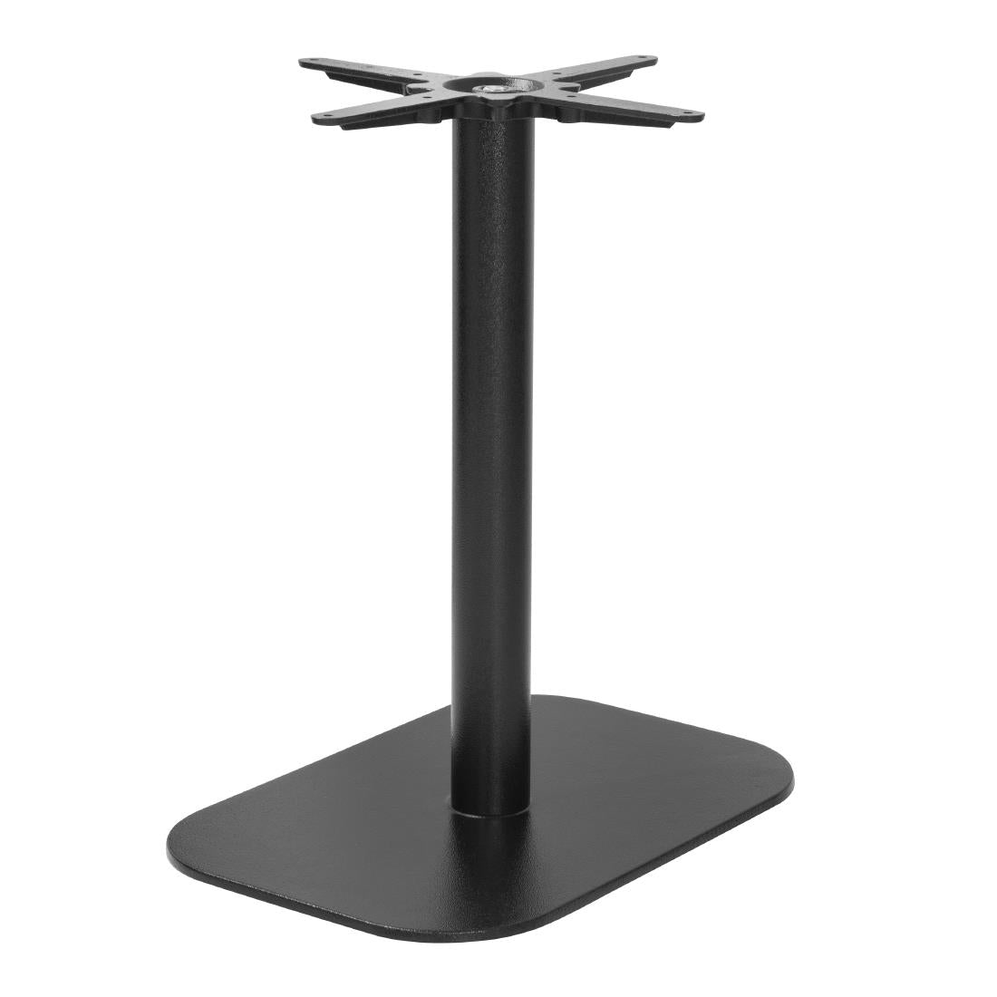 Bolero Black Cast Iron Table Base - 42x60x72cm