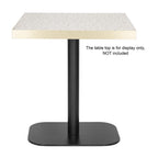 Bolero Black Cast Iron Table Base - 42x60x72cm