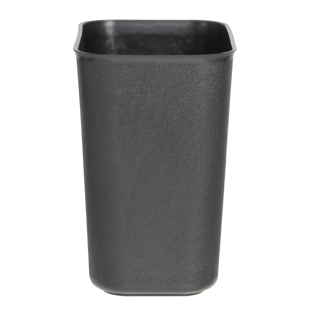 Bolero Waste Bin Black - 8Ltr