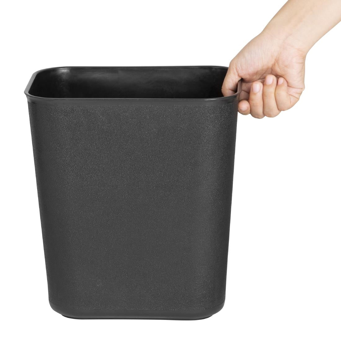 Bolero Waste Bin Black - 8Ltr