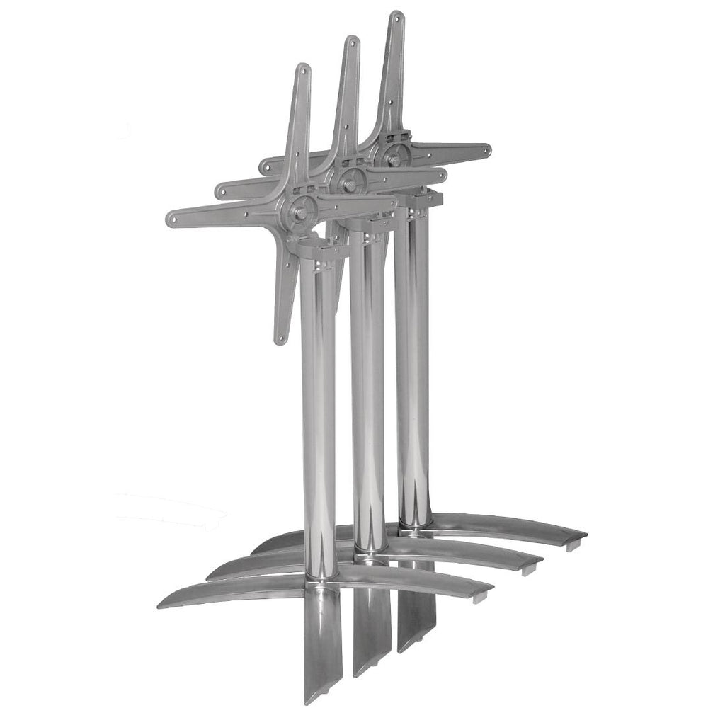 Flip Top Aluminium Table Base