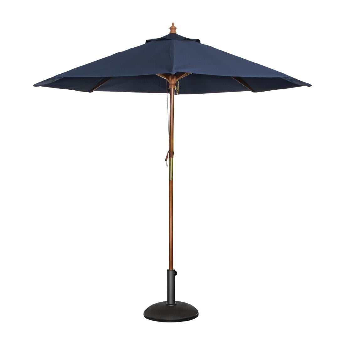 Bolero Round Pulley Umbrella Navy Blue - 2.5m