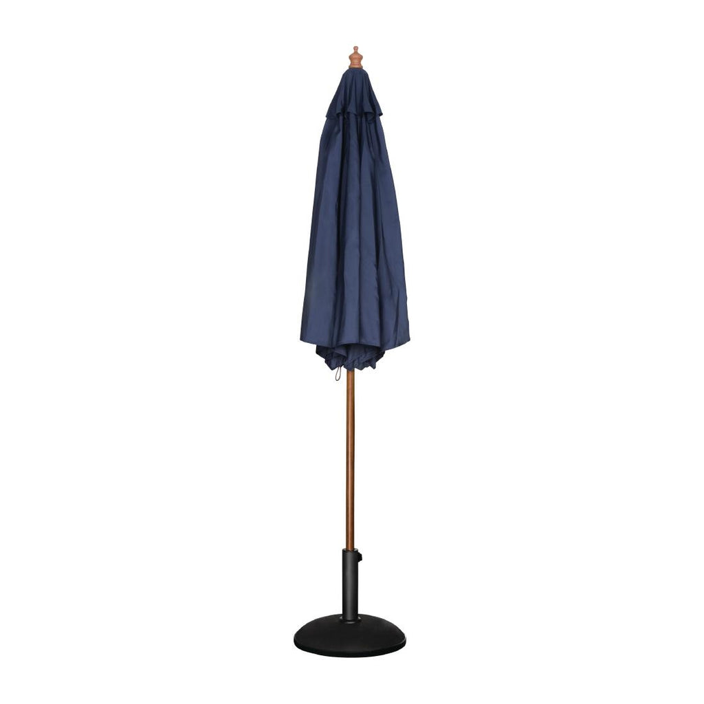 Bolero Round Pulley Umbrella Navy Blue - 3m