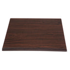 Bolero Square 600mm Table Top (Dark Brown)