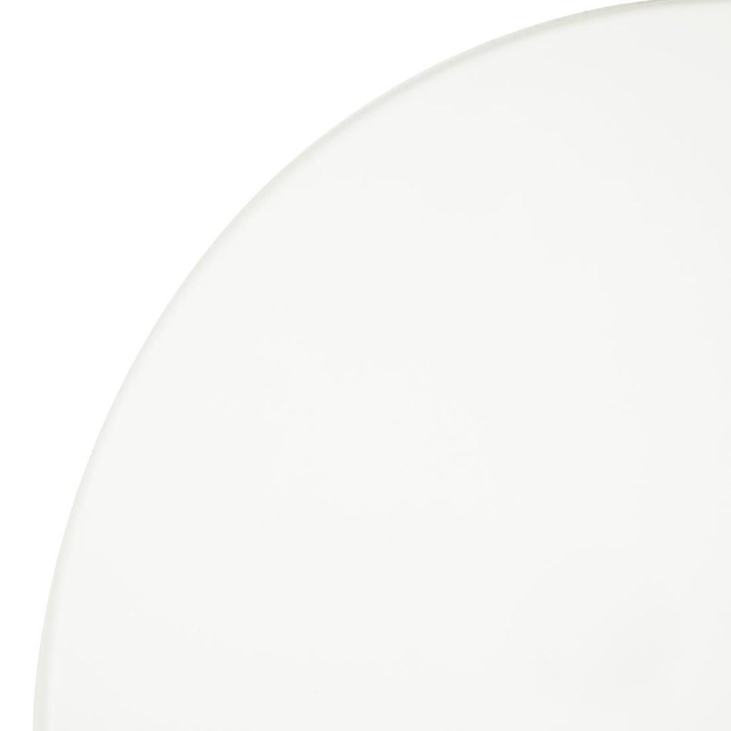 Bolero Round 600mm Table Top (White)