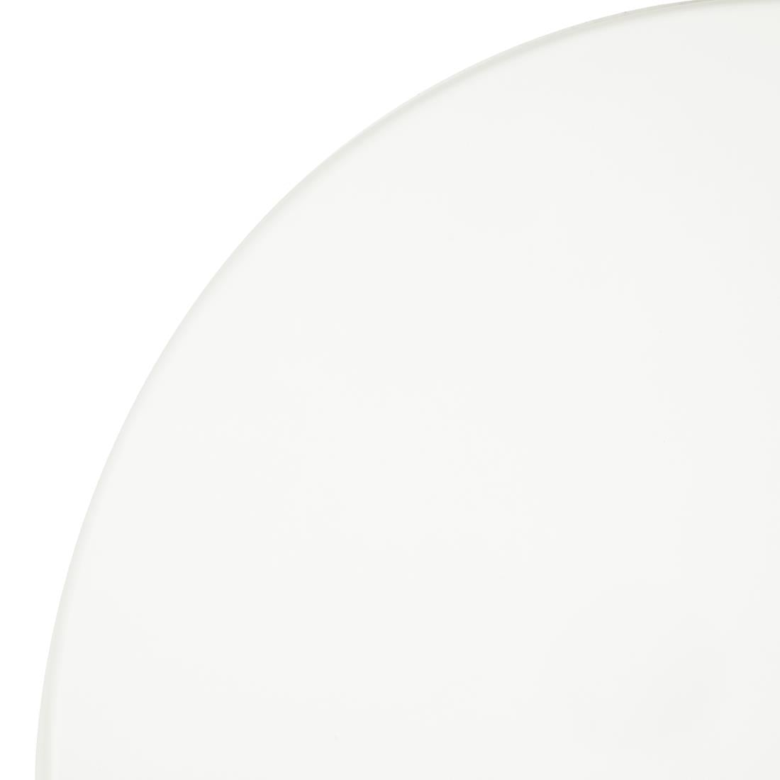 Bolero Round 600mm Table Top (White)