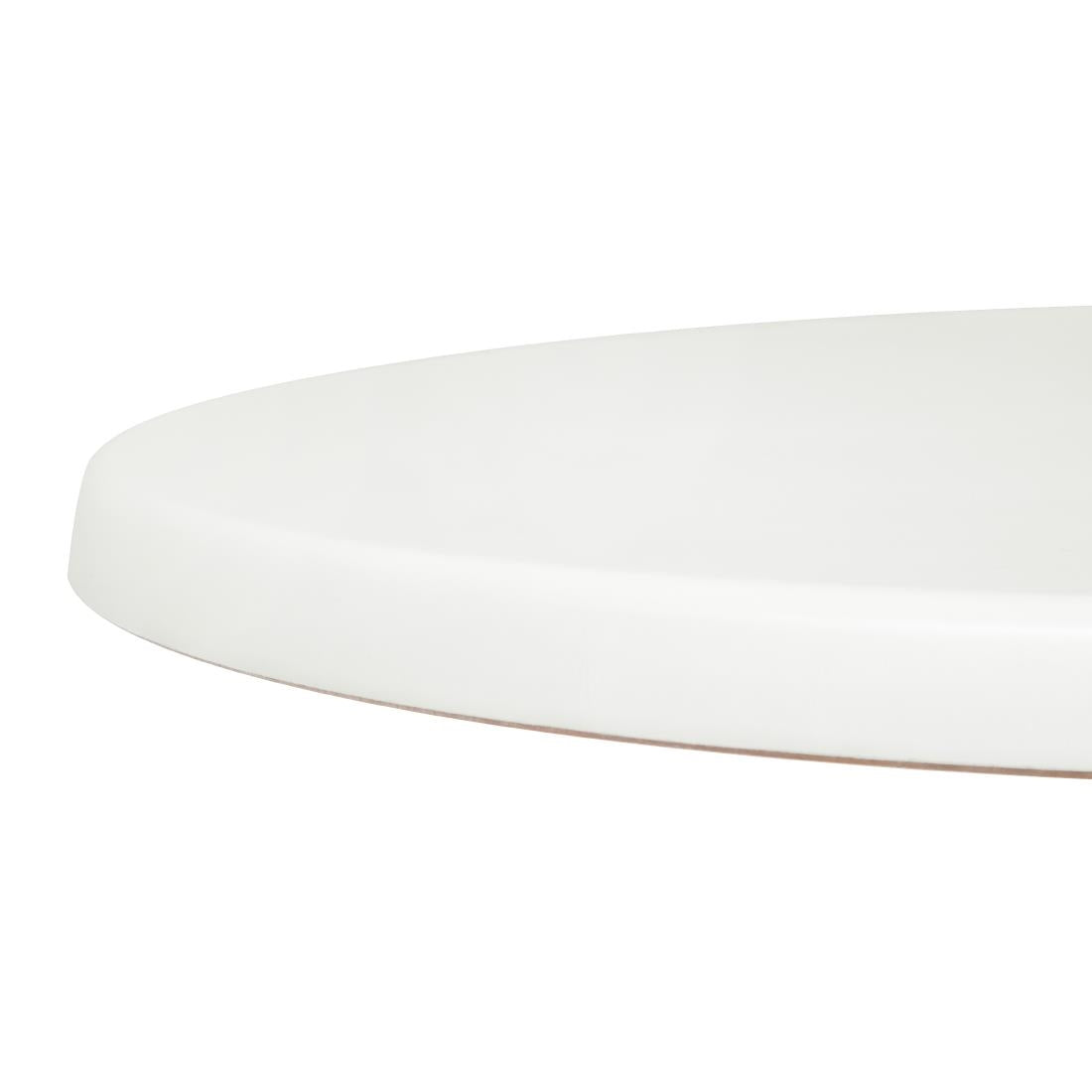 Bolero Round 600mm Table Top (White)