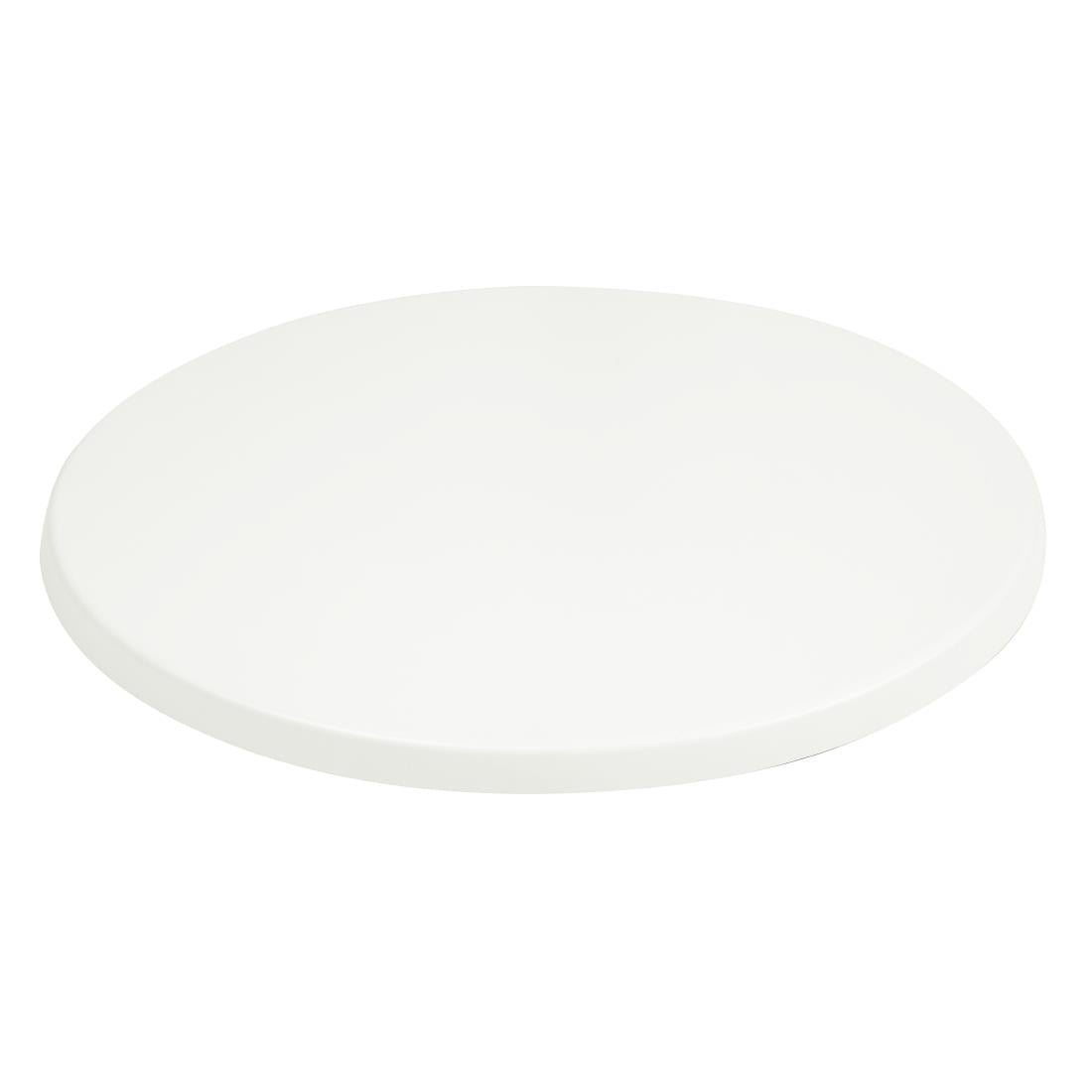 Bolero Round 600mm Table Top (White)