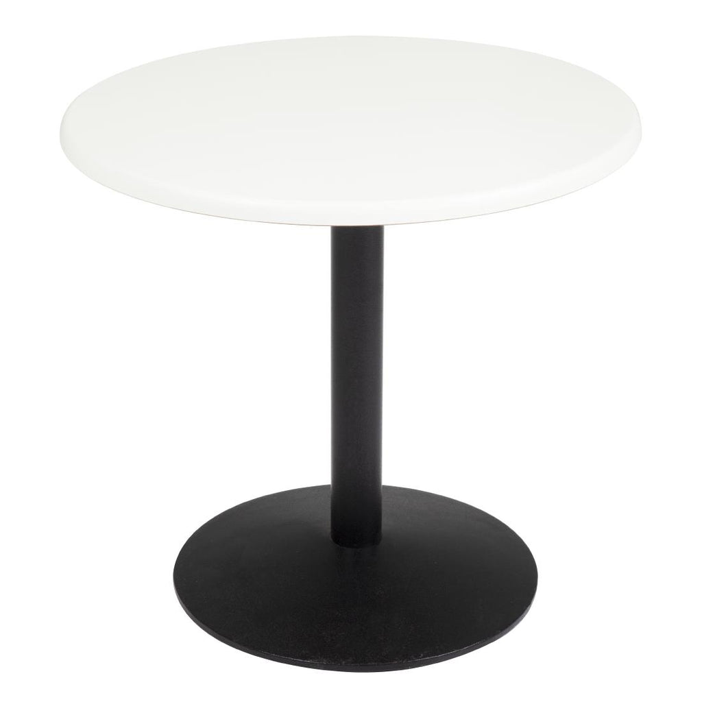 Bolero Round 600mm Table Top (White)