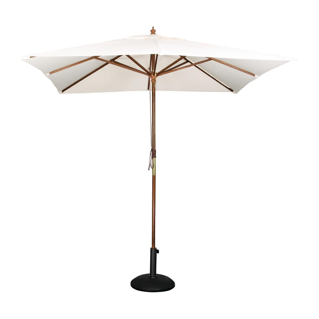 Bolero Square Pulley Umbrella Cream - 2.5m