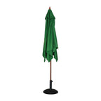 Bolero Square Pulley Umbrella Green - 2.5m