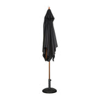 Bolero Square Pulley Umbrella Black - 2.5m