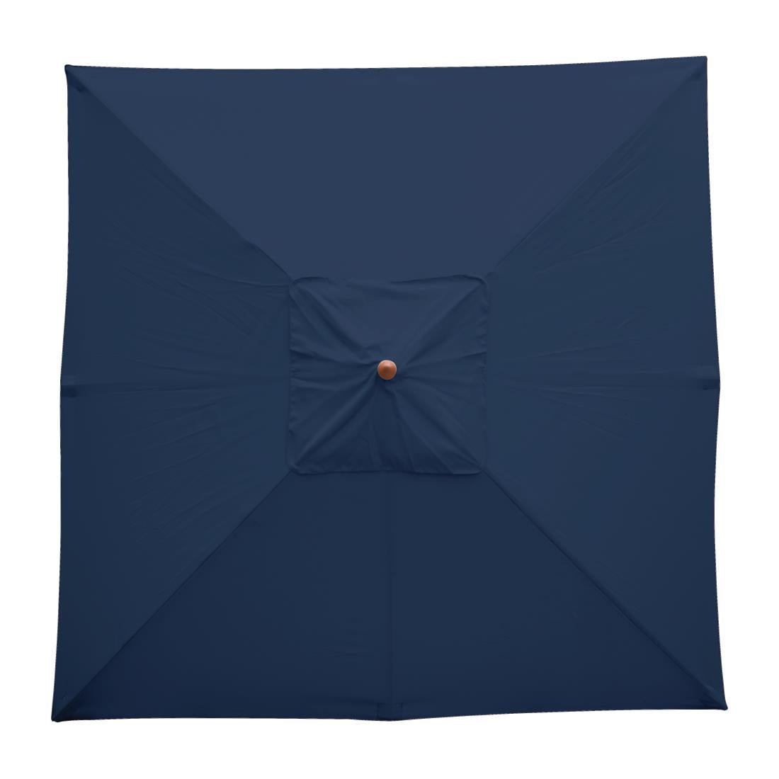 Bolero Square Pulley Umbrella Navy Blue - 2.5m