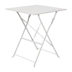 Bolero Grey Pavement Style Steel Table (600mm Square)