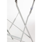 Bolero Grey Pavement Style Steel Table (600mm Square)