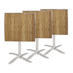 Bolero Ash Flip Top 600mm Square Bistro Table