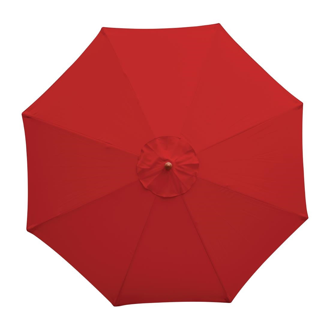 Bolero Round Pulley Umbrella Red - 2.5m