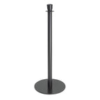 Bolero Flat Base Barrier Post Black (Set 2)