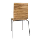 Bolero Square Back SideChair Zebrano (Pack 4)