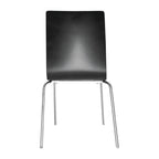 Bolero Square Back Sidechair Black (Pack 4)