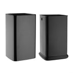 Bolero Square Waste Bin Titanium Black - 10Ltr