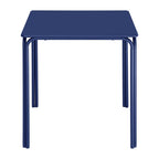 Bolero Adeline Steel Square Table Dark Navy - 700mm