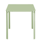 Bolero Adeline Steel Square Table Light Green - 700mm