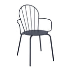Bolero Adeline Arm Chair Slate Blue (Set 4)