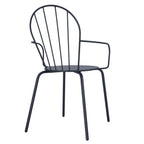 Bolero Adeline Arm Chair Slate Blue (Set 4)