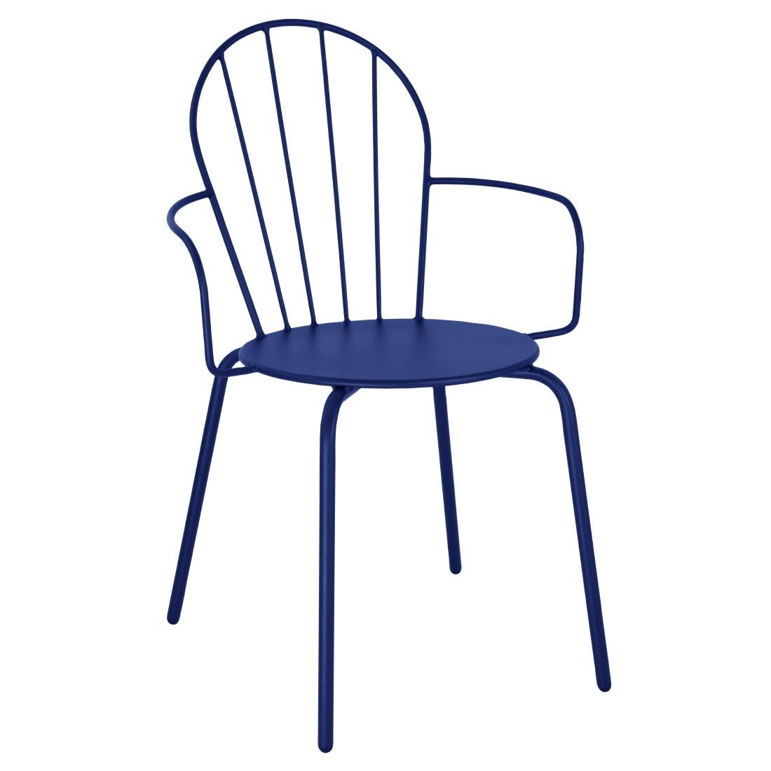 Bolero Adeline Arm Chair Dark Navy (Set 4)